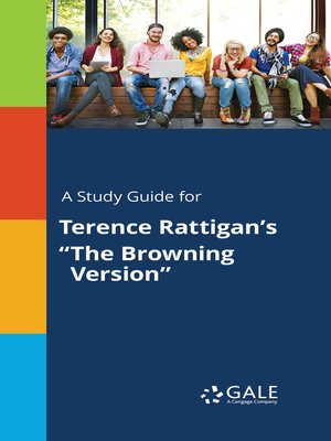 cover image of A Study Guide for Terence Rattigan's "The Browning Version"